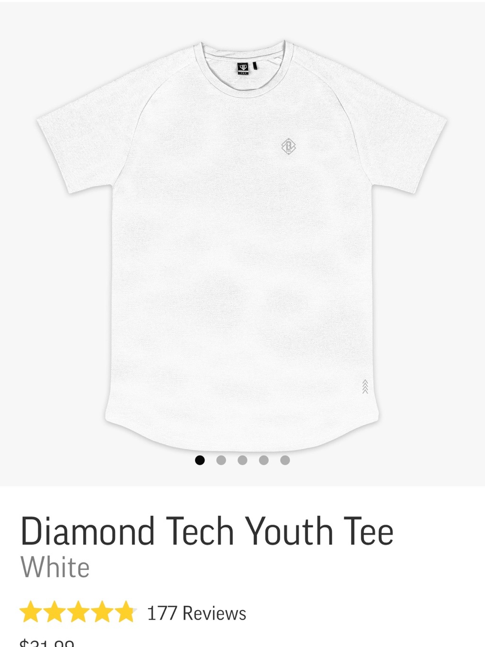 Baseball Lifestyle 101 Diamond Tech Youth Tee - youth large